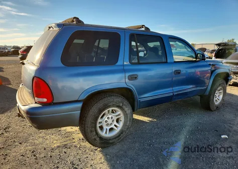 2002 Dodge Durango Slt из США, поврежденный, VIN 1B4HS48N92F220853